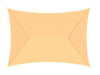 USA Shade Hip sunshade fabric on a white background