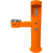 Orange Willoughby Stainless Front Approach Bottle Filler Drinking Fountain Studio Image