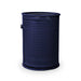 Purple Wabash Valley Commercial Trash Receptacle w/ Side Opening, perforated body with a side door, plastisol coated, model LR305P, perforated trash can