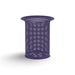 Purple Wabash Valley Flared Commercial Trash Receptacle, Perforated, plastisol coated steel with a flared top, model FR400P, beach trash can
