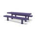 Purple Wabash Valley Designer Traditional Metal Picnic Table