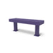 Purple Wabash Valley Designer Traditional Steel Backless Bench With Surface Mount