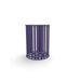 Purple Wabash Valley Signature Slatted Commercial Trash Receptacle