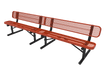 Red MyTCoat Sports Bench with Backrest Studio Image 15' Option Portable Mount