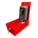 Red Willoughby Stainless Wall Mounted Hand Sanitizer Dispenser Open Box Studio Image