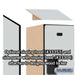Salsbury 2-Door 2 Tier Designer Wood Locker Side Panel and Sloped Hood Example Image