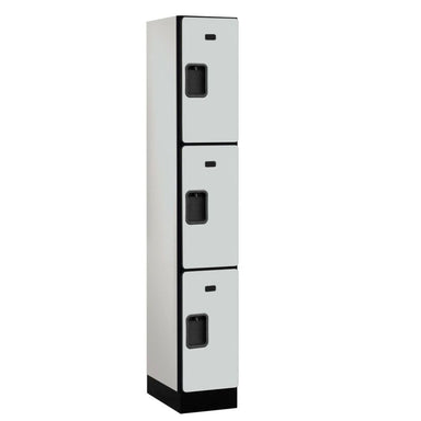 Salsbury 3-Door 3 Tier Designer Wood Locker Studio image 