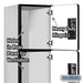 Salsbury 4 Tier 4-Door Designer Wood Locker Features Image 