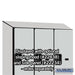 Salsbury 6-Door 2 Tier Designer Wood Locker 'S' Style Side Panel And Sloped Hood Installed Image.