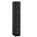 Salsbury Black 6-Door 6 Tier Designer Wood Locker Studio Image