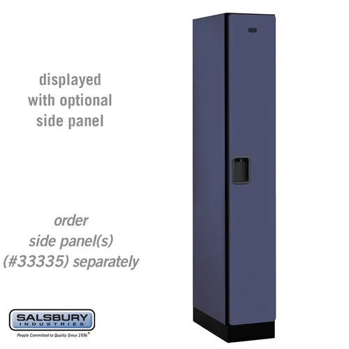 Salsbury Blue 1-Door Single Tier Designer Wood Locker Studio Image 