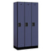 Salsbury Blue 3-Door Single Tier Designer Wood Locker 