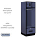 Blue Salsbury Designer Wooden Open Gear Locker Studio Image