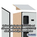 Salsbury Gray 6-Door 6 Tier Designer Wood Locker Side Panel and Sloped Hood Example Image