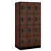 Salsbury Mahogany 12-Door 4 Tier Designer Wood Locker Studio Image