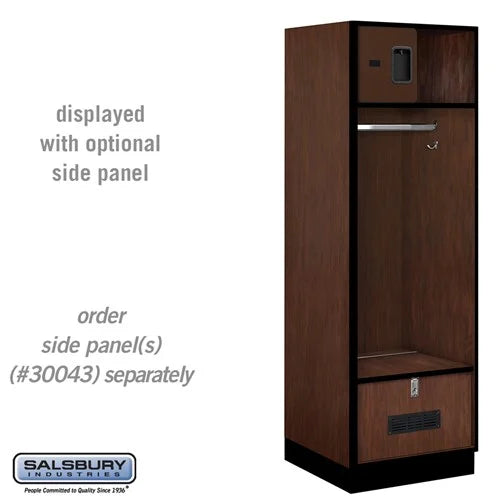 Mahogany Salsbury Designer Wooden Open Gear Locker Studio Image