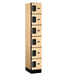 Salsbury Black 6-Door 6 Tier Designer Wood Locker Studio Image