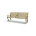 Sand Wabash Valley Estate Perforated Memorial Bench, memorial benches for sale with free shipping