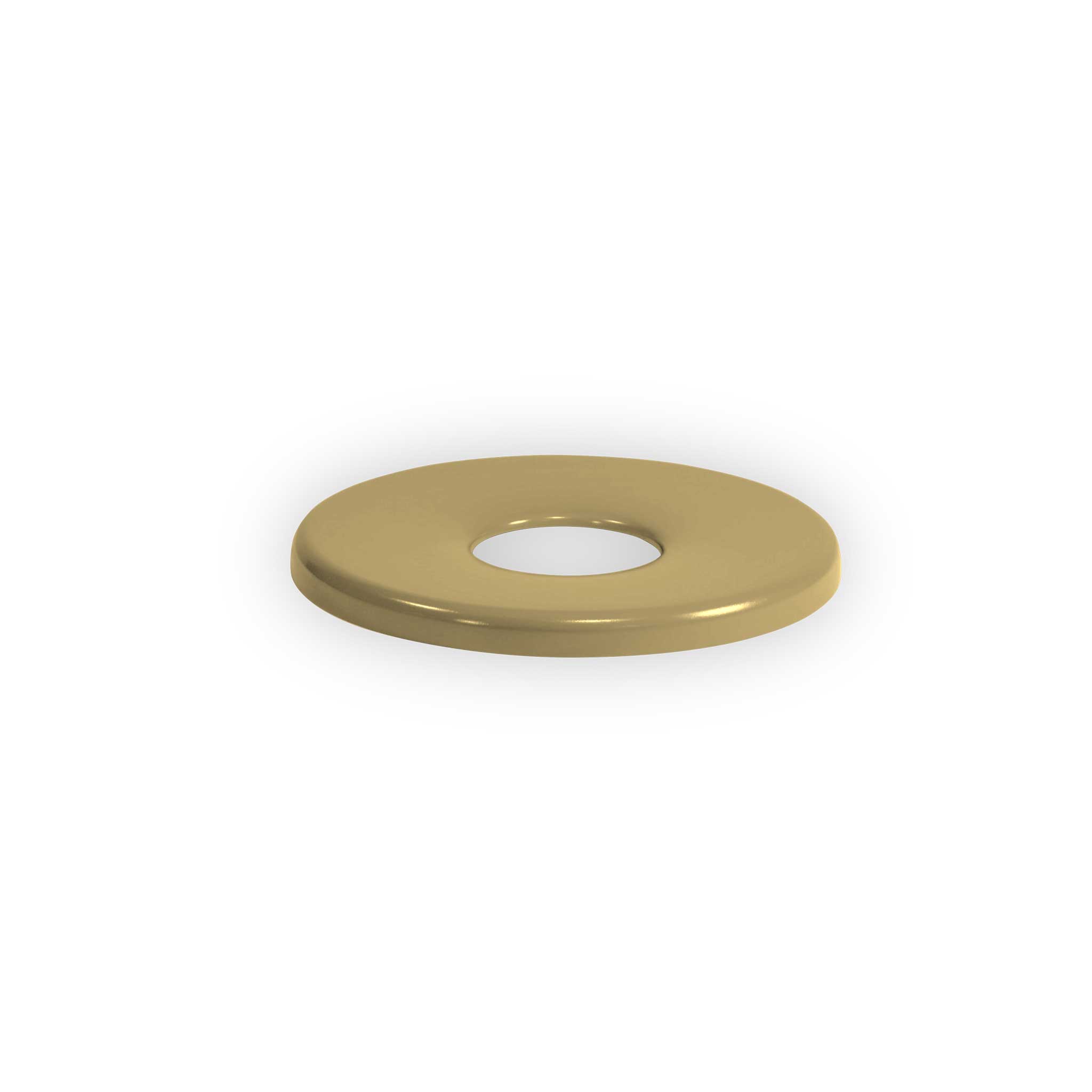 Sand flat top trash receptacle lid with an 8 inch opening, powder-coated steel, Wabash Valley model FT100N