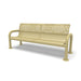 Sand Wabash Valley Contemporary Ribbed Steel Bench Surface Mount Studio Image