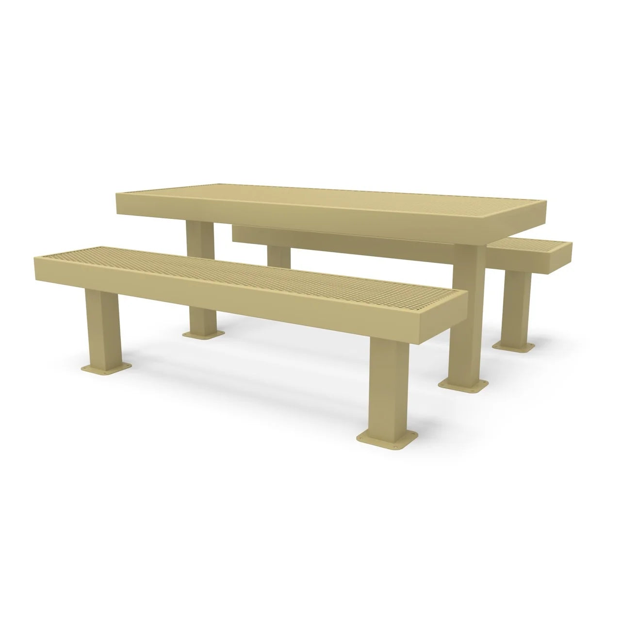 Sand Wabash Valley Designer Diamond Metal Picnic Table