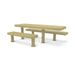 Sand Wabash Valley Designer Diamond Metal Picnic Table with ADA Seat