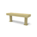 Sand Wabash Valley Designer Traditional Steel Backless Bench With Surface Mount