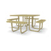 Sand Wabash Valley Signature Square Diamond Metal Portable Picnic Table