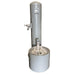 Chrome Clear Outdoor Pet Drinking Fountain with Jug Filler