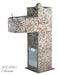 Stern-Williams ADF-3700 Dual-Height Aggregate Drinking Fountain Studio Image Second Angle