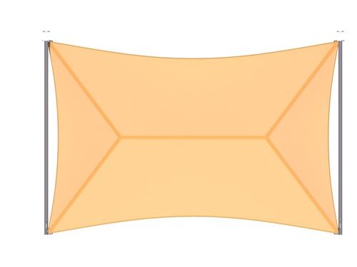 USA Shade Tri-Truss Cantilever Top View on a white background