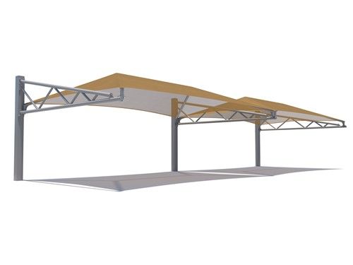 USA Shade Tri-Truss Cantilever on a white background Double unit