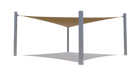 USA Shade 4-Point Hypar Sail Shade Eye level Studio image