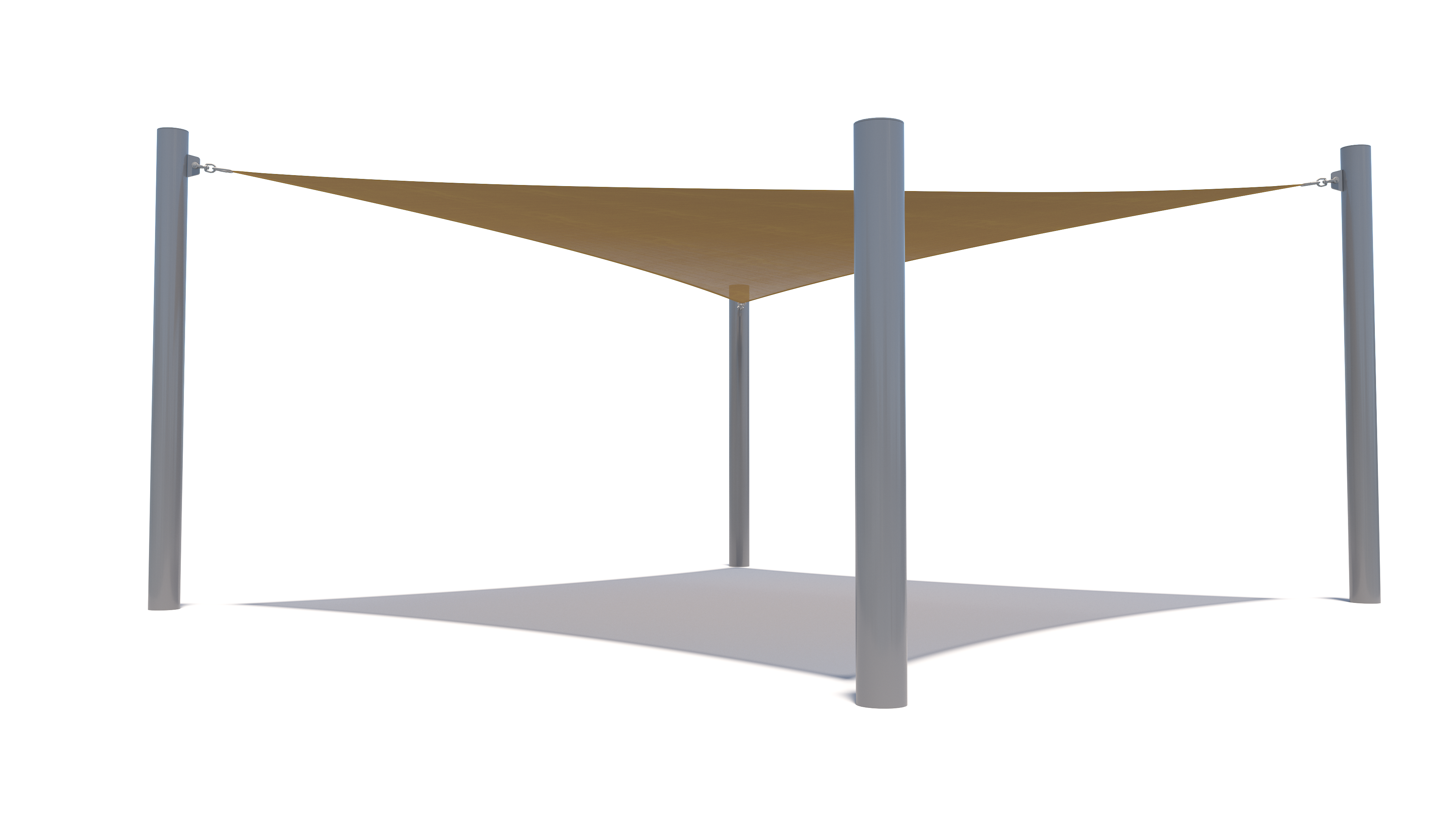 USA Shade 4-Point Hypar Sail Shade Eye level Studio image