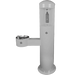 White Willoughby Stainless Front Approach Child Height Bottle Filler Drinking Fountain Studio Image