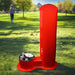 Willoughby Outdoor Pet Drinking Fountain Standard Unit on Grass Lifestyle Image