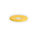 Yellow flat top trash receptacle lid with an 8 inch opening, powder-coated steel, Wabash Valley model FT100N