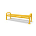 Yellow Wabash Valley Contemporary Diamond Steel Backless Bench with Surface Mount Studio Image