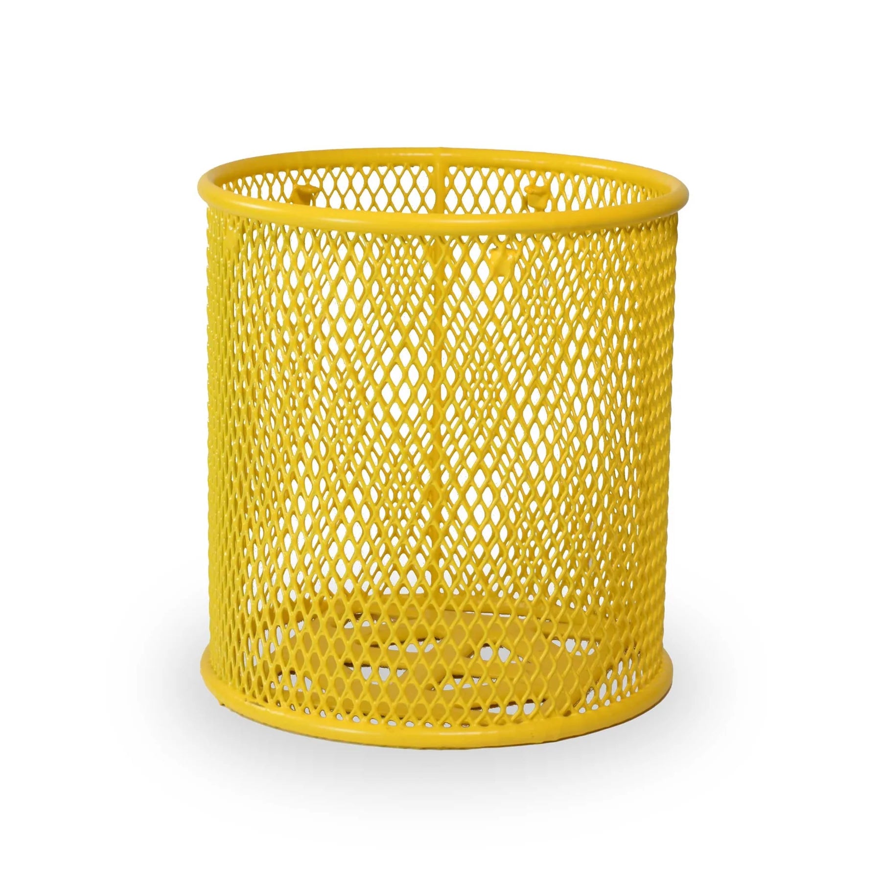 Yellow Wabash Valley Signature Diamond Commercial Trash Receptacle