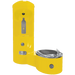 Yellow Willoughby Wall-Mounted Water Bottle Filling Station with 1 Drinking Fountain Studio Image