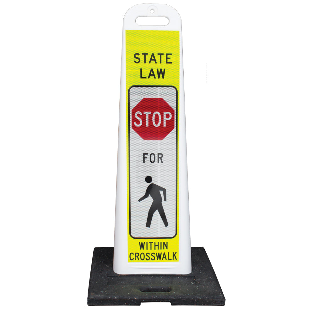 Lakeside Plastics Diamond Panel Stop/Yield for Pedestrians