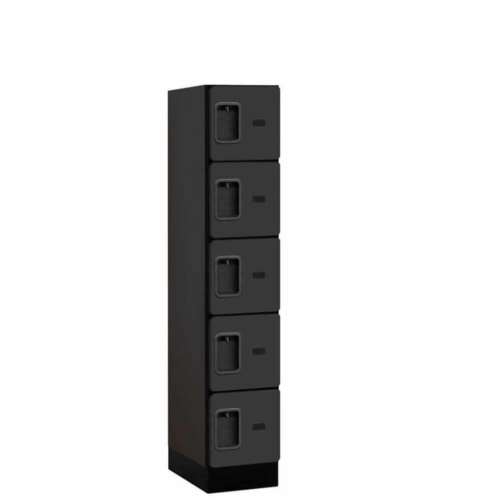 Salsbury 5 Tier 5-Door Designer Wood Locker