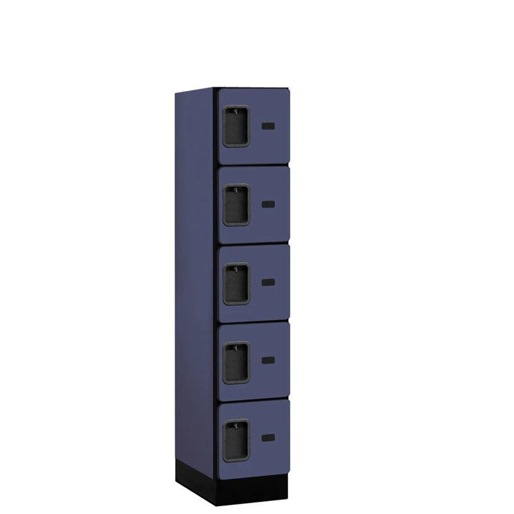 Salsbury 5 Tier 5-Door Designer Wood Locker